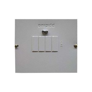 Tablero monofásico 75a 4 circuitos con tapa. Luminex by bticino