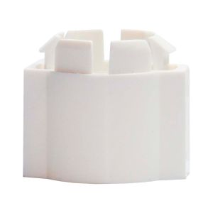 Adaptador terminal click PVC conduit 3/4" clxc blanco Tubrica