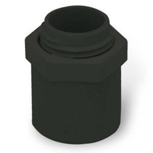 Adaptador terminal PVC conduit 1/2" mrxc negro Tubrica