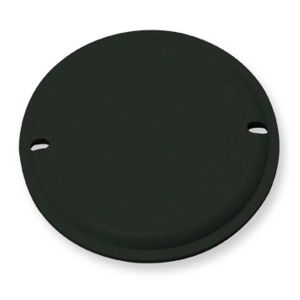 Tapa ciega redonda PVC conduit negro Tubrica