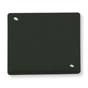 Tapa ciega cuadrada PVC conduit 4 x 4" negro Tubrica