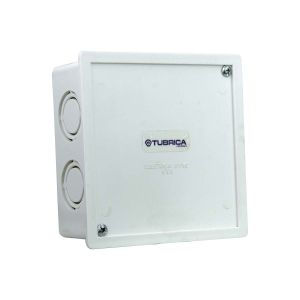 Caja eléctrica PVC conduit 5 x 5 x 2" con tapa Tubrica