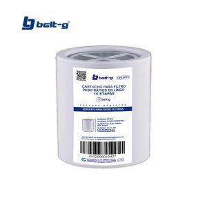 Cartucho para filtro en linea paso rápido 15 etapas Belt-g