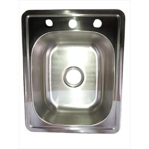 Fregadero sobretope de 1 ponchera 43 x 53 cm Fiorella