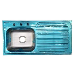 Fregadero sobretope de 1 ponchera lado izquierdo 100 x 50 cm Fiorella