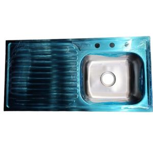 Fregadero sobretope de 1 ponchera lado derecho 100 x 50 cm Fiorella