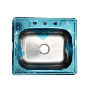 Fregadero sobretope de 1 ponchera 64 x 56 cm