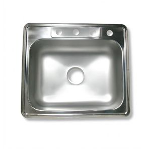 Fregadero sobretope de 1 ponchera 64 x 56 cm Aqua Nuova