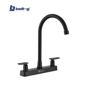 Grifo para fregadero cisne ABS plus negro Belt-g