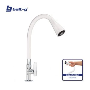 Cuello de cisne flexible manilla time blanca Belt-g