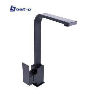 Grifo para fregadero monomando square negro Belt-g