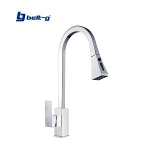 Grifo para fregadero monomando square extensible Belt-g