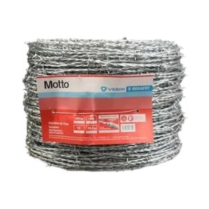 Alambre de púas motto c16,5 x 400 m Vicson