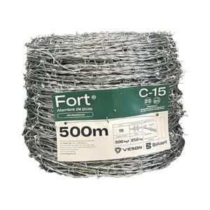 Alambre de púas fort c15 x 500 m Vicson