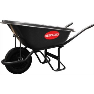 CARRETILLA 100 LITROS RUEDA ANTIPINCHAZOS HERRAGRO