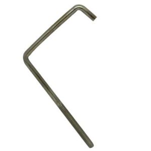 GANCHO PARA TECHO GALVANIZADO 2X2 120MM X 52MM