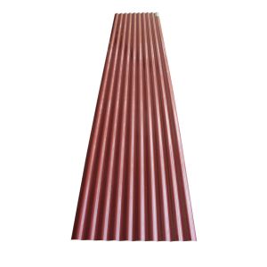 LAMINA DE POLIPROPILENO TECHOLIT ROJA 1.2MM 12PIE - 3.66MTS X 0.76 ETERNIT