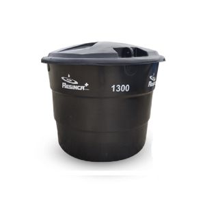 Tanque cónico una capa euro 1300 litros con conexión para tanque Resinca