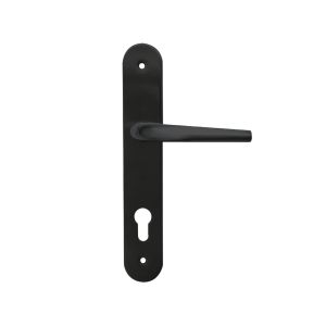 Escudo oval para cerradura de embutir negro Gato