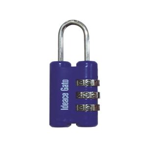 Candado de maleta 3 combinaciones azul Gato