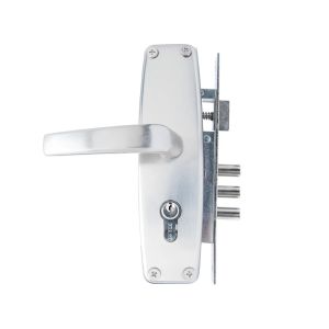 Cerradura de embutir creta I371 cromado Gato