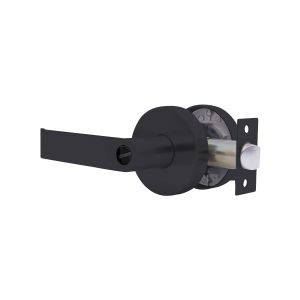 Cerradura de manilla baño negro Gato