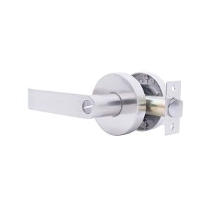 Cerradura de manilla baño cromo mate en blister Gato