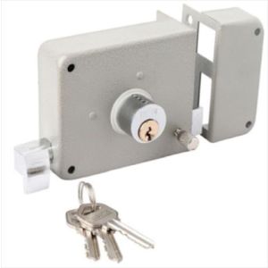 CERRADURA SOBREPONER DERECHA GRIS. TEZZA.