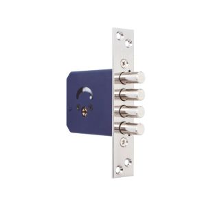 Cerrojo de embutir 4 bulones llave cross Gato