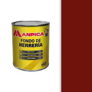 Fondo anticorrosivo 1/4 galón rojo Manpica