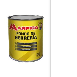 Fondo anticorrosivo 1/4 galón blanco Manpica