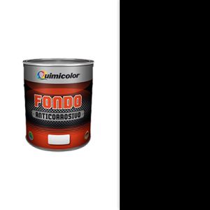 Fondo anticorrosivo 1/4 galón negro Quimicolor