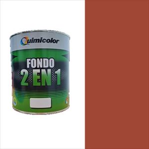 Fondo esmalte 2 en 1 1 galón rojo Quimicolor
