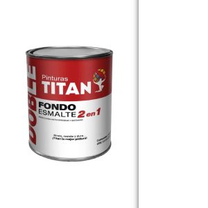 Fondo esmalte 2 en 1 titan 1/4 galón blanco Manpica