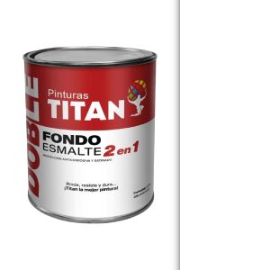 Fondo esmalte 2 en 1 titan 1 galón blanco Manpica