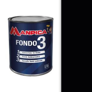 Fondo 3 1 galón negro Manpica