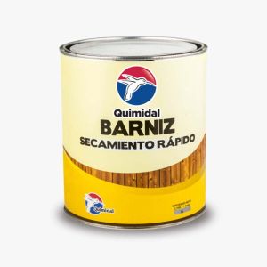 Barniz brillante secado rápido 1 galón transparente Quimidal