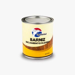 Barniz mate secado rápido 1/4 galón transparente Quimidal