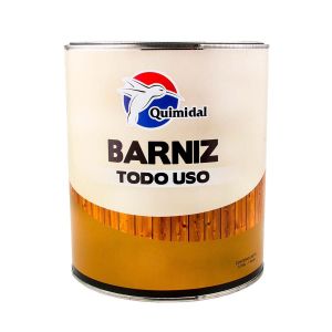 Barniz brillante todo uso 1 galón transparente Quimidal
