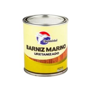 Barniz marino uretano brillante 1/4 galón transparente brillante Quimidal