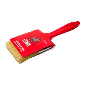 Brocha cerdas sintéticas 3" roja Cebra