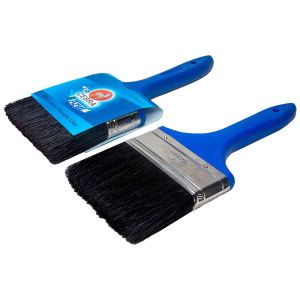 Brocha cerdas naturales 4" azul Cebra