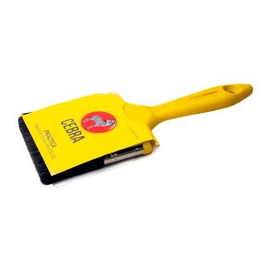 Brocha cerdas sintéticas 3" amarilla Cebra