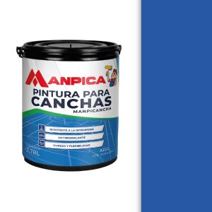 Pintura canchas deportivas manpicancha 1 galón azul Manpica