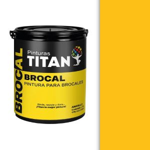 Pintura tráfico vial base agua titan 1 galón amarillo Manpica