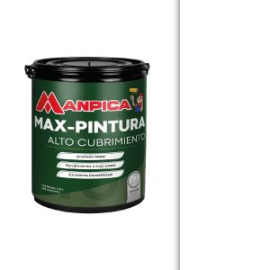 Pintura caucho max-pintura 1 galón blanco Manpica