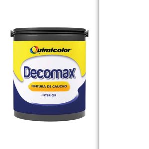 Pintura caucho decomax clase C 1 galón blanco Quimicolor