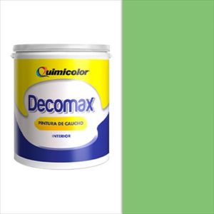 Pintura caucho decomax clase C 1 galón verde Quimicolor