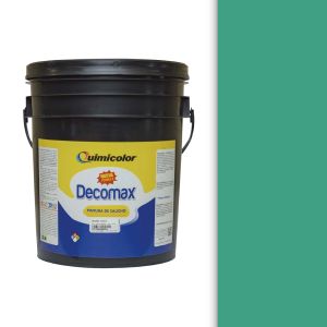 Pintura caucho decomax clase C cuñete (4 galones) turquesa Quimicolor