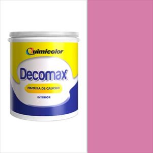 Pintura caucho decomax clase C 1 galón fucsia Quimicolor